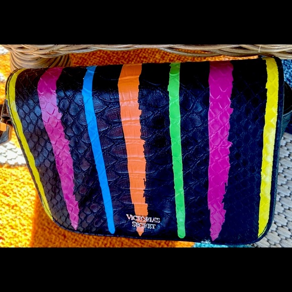Victoria's Secret Handbags - Victoria's Secret Beautiful Rainbow Studded crossbody purse!